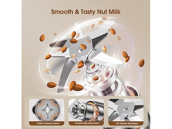 MAGETANG 7 in 1 Nut Milk Maker Machine