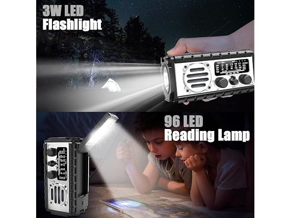 QALYVYW Solar Crank Emergency Radio