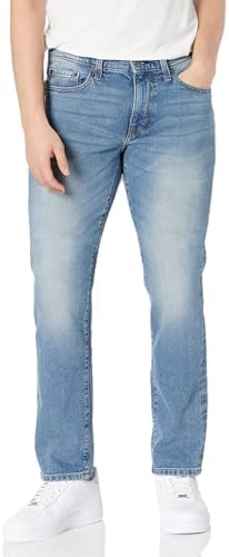 Amazon Essentials Men's Slim-Fit Jeans, Light Wash, 32W x 33L