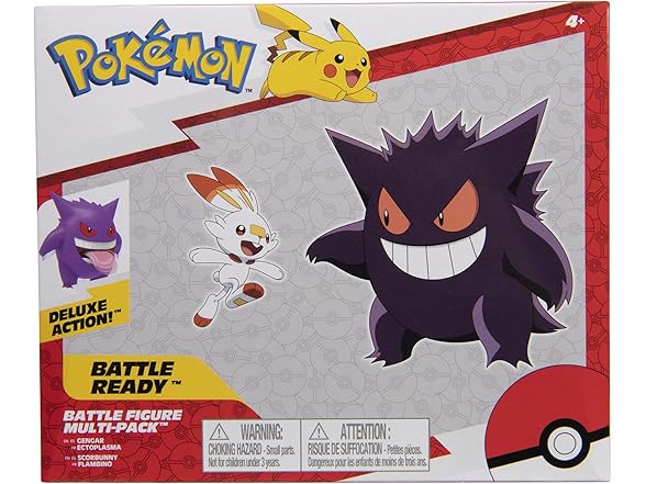 Pokemon Battle Figure Gengar & Scorbunny