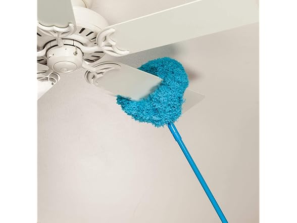 Reusable Microfiber Ceiling Fan Duster with Extendable Handle