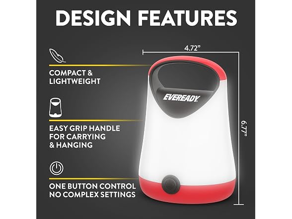 Eveready LED Camping Lantern X-250 2PK