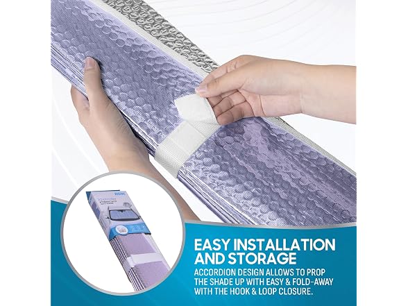 BDK Lavender Windshield Sun Shade 58x27