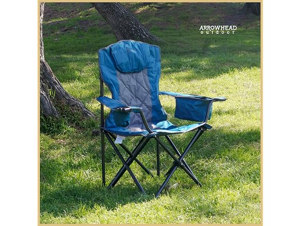 Arrowhead Outdoor Deluxe Folding Quad Chair