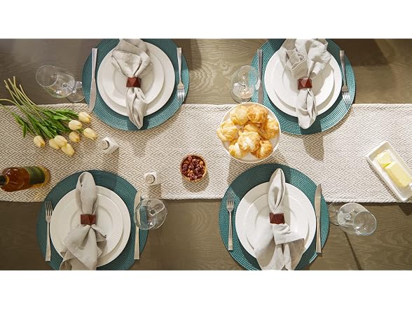 DII Braided Farmhouse Table Runner, 15 x 72 inches