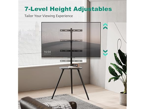 ECOTINY Tripod Easel TV Stand | 43-65"