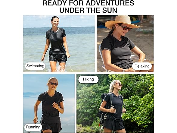 Kanu Black Classic Swim Tee (S)