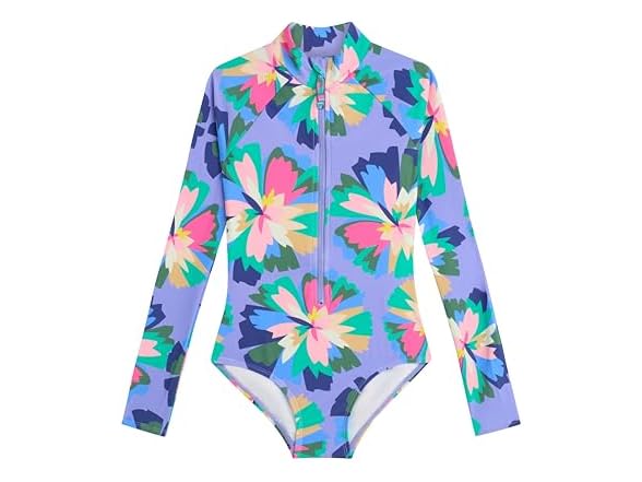 Kanu Surf Laurel Beach Sport UPF 50 Zip Swimsuit