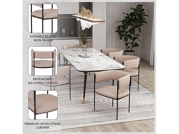 LeisureMod Cyril Dining Chair