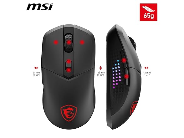 MSI VERSA 300 ELITE WIRELESS Gaming Mouse