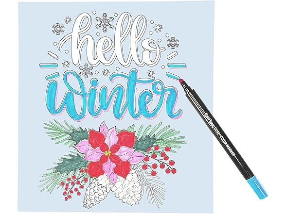 Brea Reese: Marker Coloring Kit - Cardinal