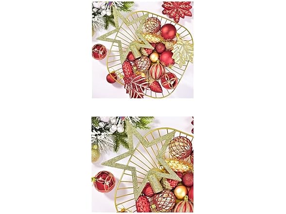Taberoater 106PCS Christmas Ornaments