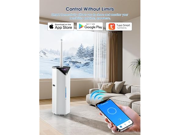 Hiswelle 19L/5Gal Large Room Humidifier - Gallery 2