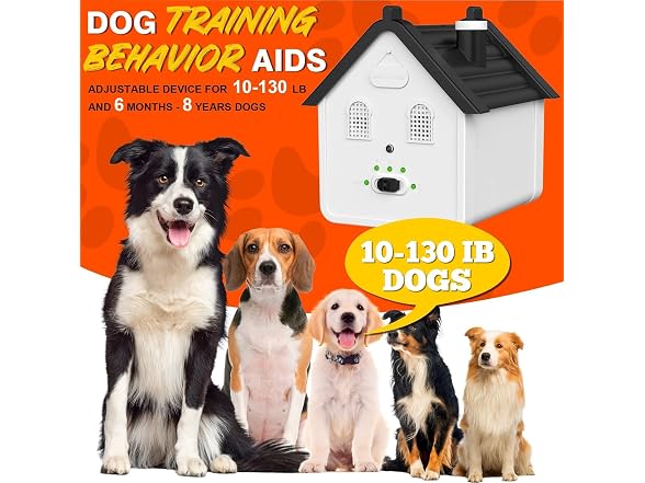 Anti Barking Device, 2 in 1 Ultrasonic Dog B
