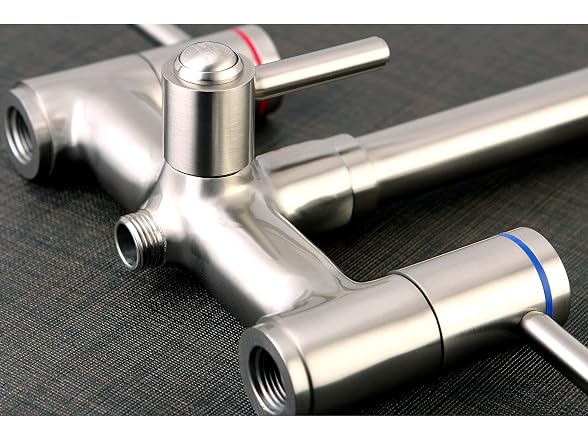 Kingston KS8358DL Freestanding Tub Faucet, Br Nickel