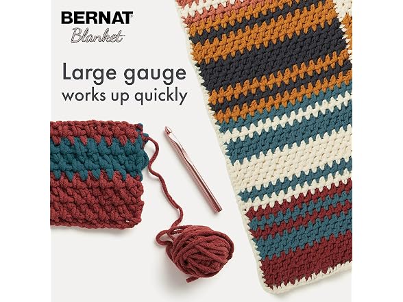 Bernat Blanket Tweeds Soft Crochet Yarn for
