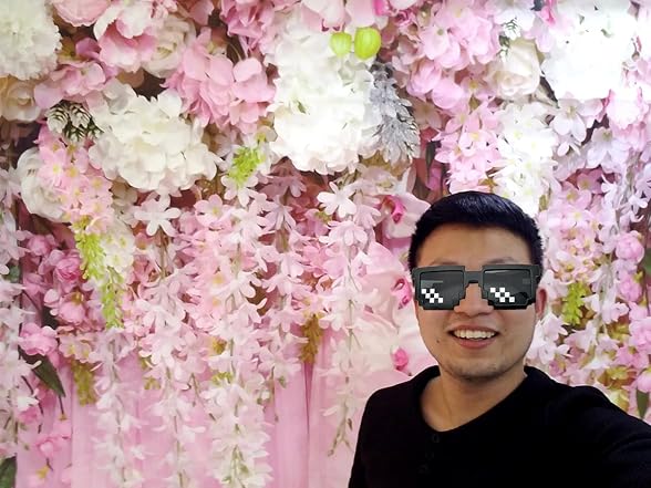 HUAYI 7x5ft Pink Wisteria Photography