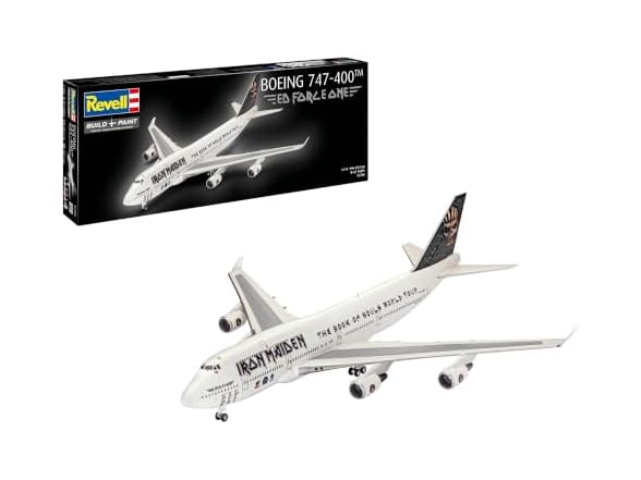 Revell Boeing 747-400 Iron Maiden, Unbuilt/Unpainted Plastic Model Kit