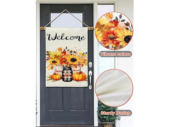 multiwins Double Sided Fall Garden Flag