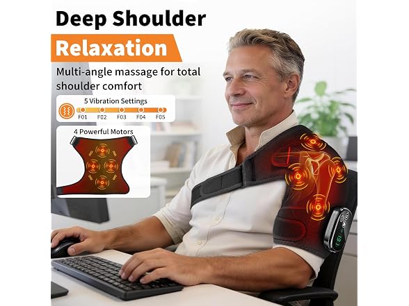 BAISEMAIN Shoulder Heating Pad Massage