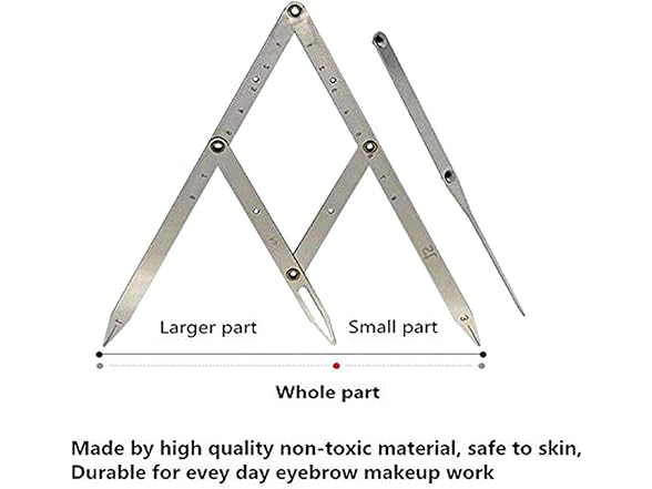 Dr.Pedi Eyebrow Golden Ratio Caliper Stencil