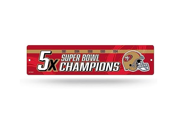 San Francisco 49ers Street Sign