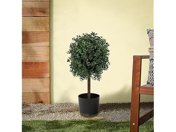 2 ft Artificial Boxwood Single Ball Topiary
