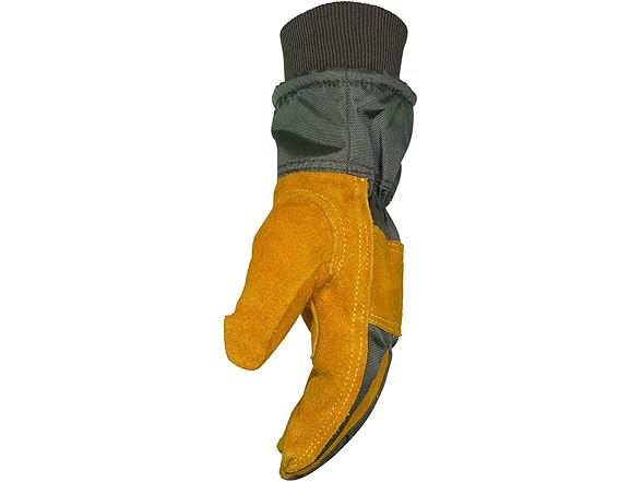 Caiman 1352-4 Cowhide Leather Palm Winter Gloves