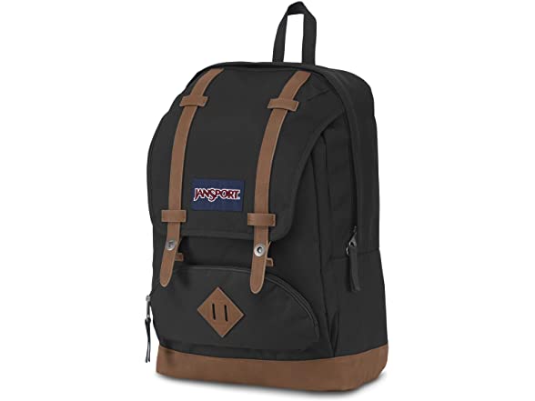 JanSport Cortlandt Laptop Backpack, Black, 15”