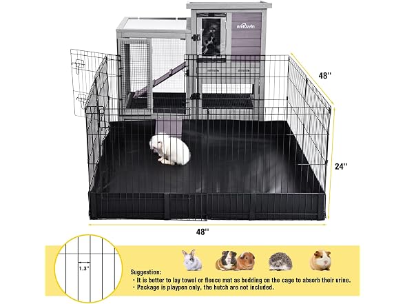 Aivituvin Pet Playpen, Small Animal Cage