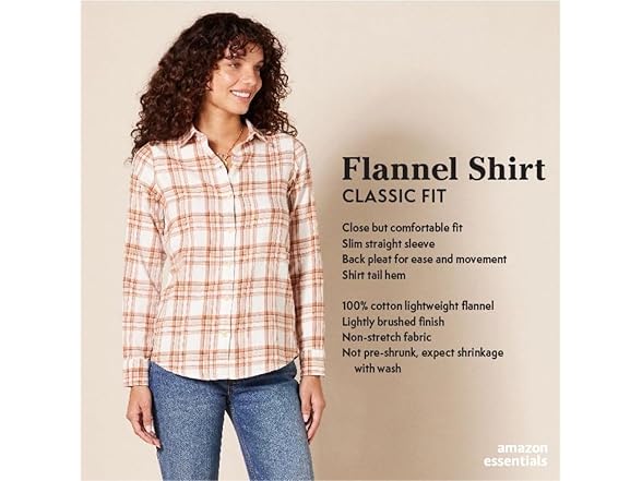 Amazon Essentials Women Long-sleeve Shirt