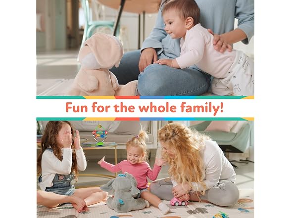 Nuby Peek a Boo Friends Animated Plush Toy