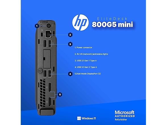 HP EliteDesk 800 G5 Mini PC i7 32GB 1TB