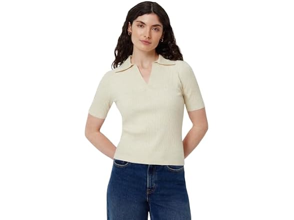 Amazon Essentials Women Short Sleeve Polo Sweater
