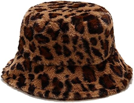 Women's Faux Fur Fuzzy Bucket Hat