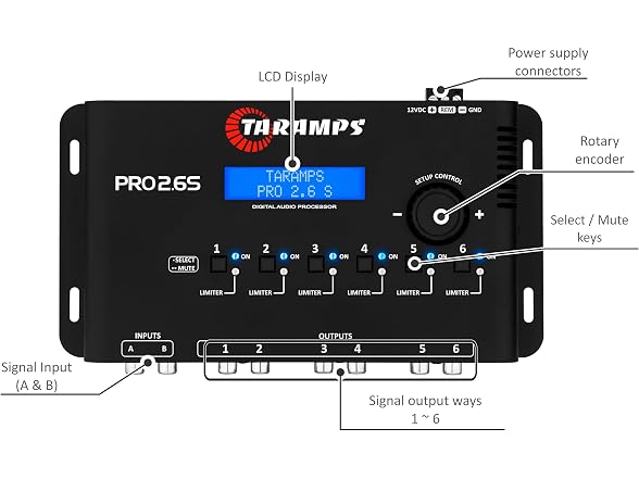 Taramp's Pro 2.6S Digital Signal Processor Equalizer