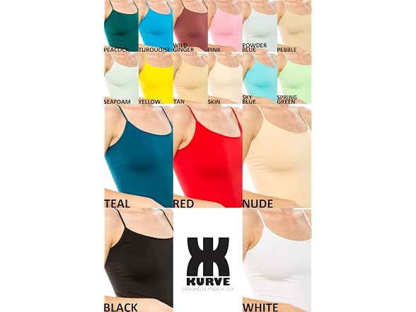 Kurve Women (Medium-Large) Camisole Tank Top