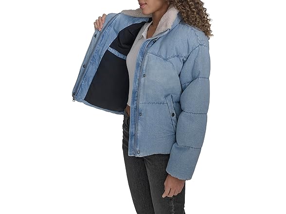 Levis Womens Western Puffer Jacket
