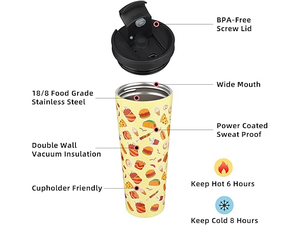 BJPKPK 26oz Tumbler With lid And Straw S