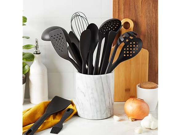 HENCKELS Silicone Onyx Cooking Utensils, Whisk