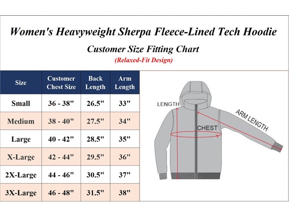 Womens Sherpa Classic Tech Zip Hoodie (1 or 2Pk)