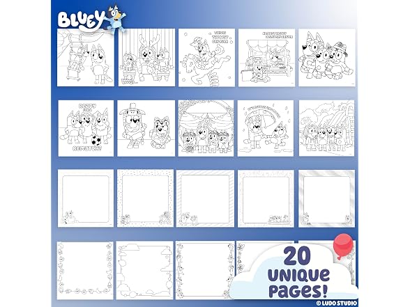 Bluey Sketchbook, 20-Page