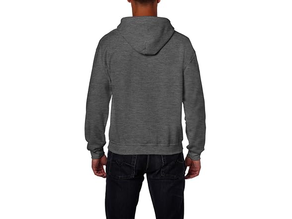 Gildan Men (XXL) Satin Label 1x1 Rib Zipper Hoodie
