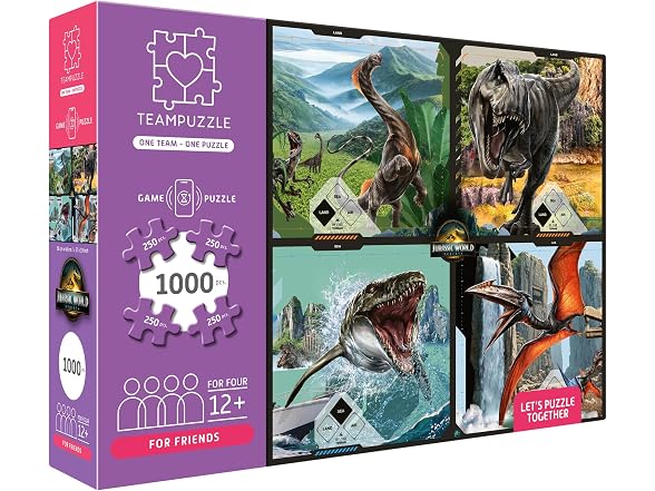 TEAMPUZZLE: Jurassic World Rebirth - 1000pc Puzzle