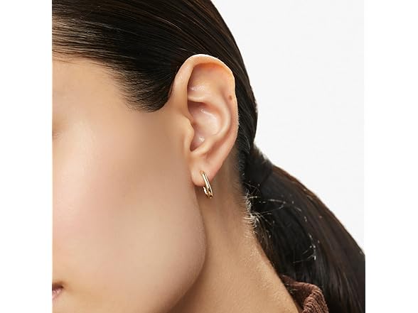 Ana Luisa Rox Rectangle Hoop Earrings 14k