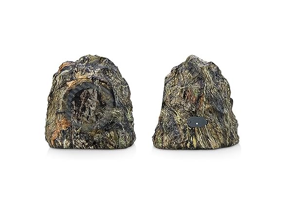 iHome Mossy Oak Wireless Rock Speaker Set