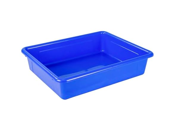 School Smart Sturdy Plastic Storage Tray