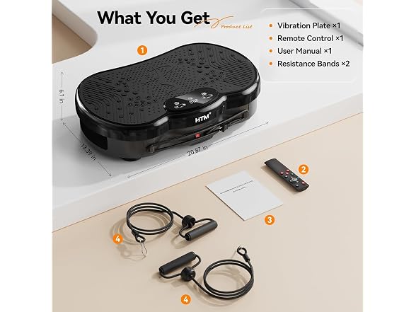 HTM Vibration Plate Exercise Machine