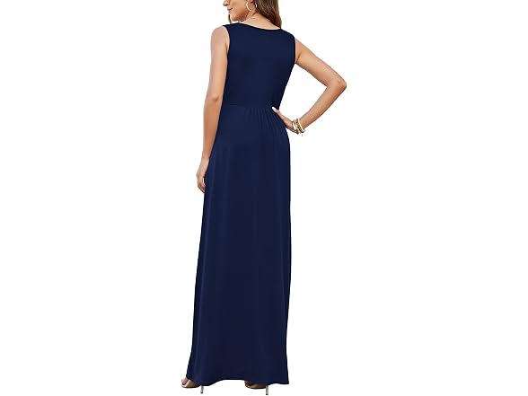 Auselily Women (M) Maxi Dresses Summer V Dress