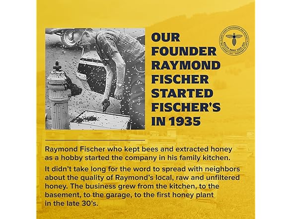 Raw Honey 40 oz – Fischer's 100% Pure Unfiltered